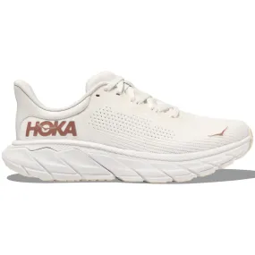 Hoka Women's Arahi 7 Running Shoes Blanc De Blanc / Rose Gold