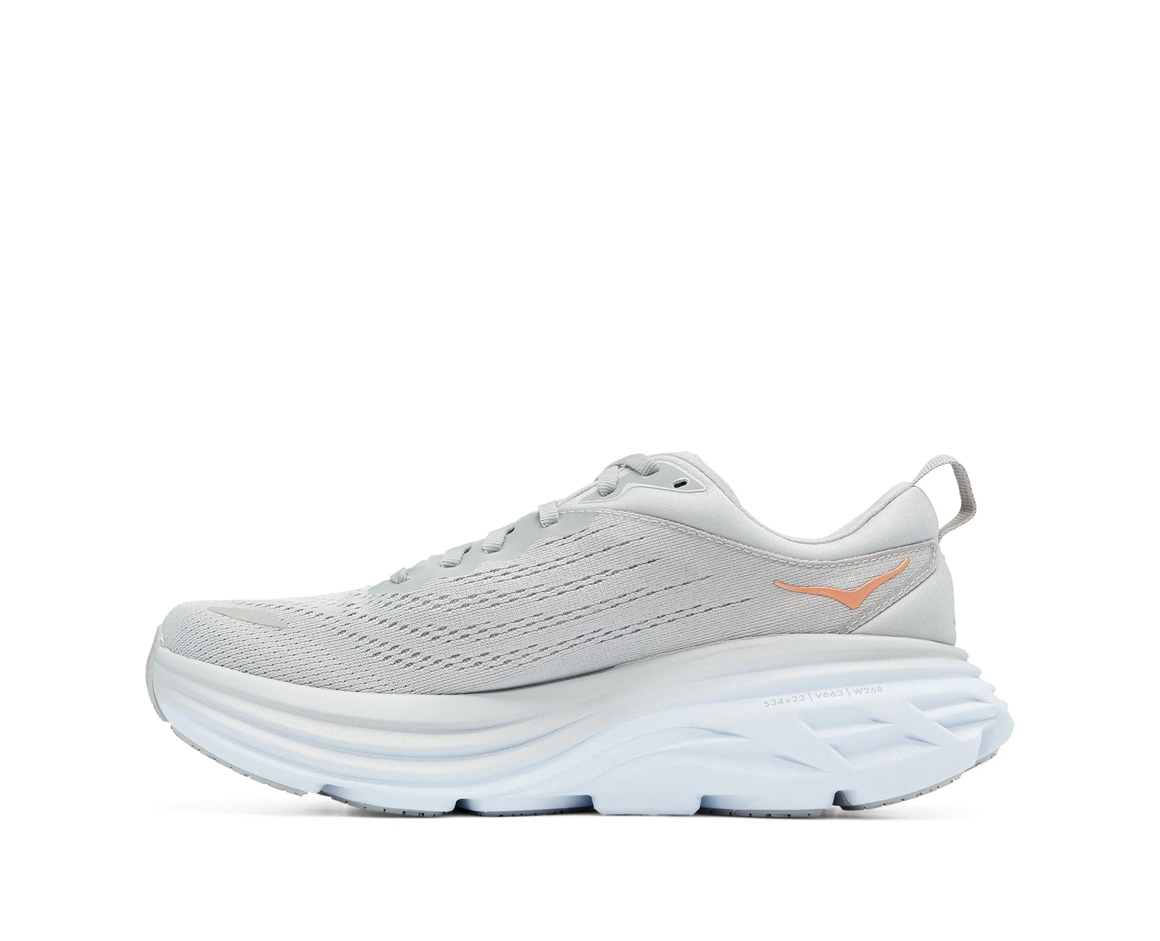 Hoka Women's Bondi 8 WIDE HarborMist/Lunar Rock