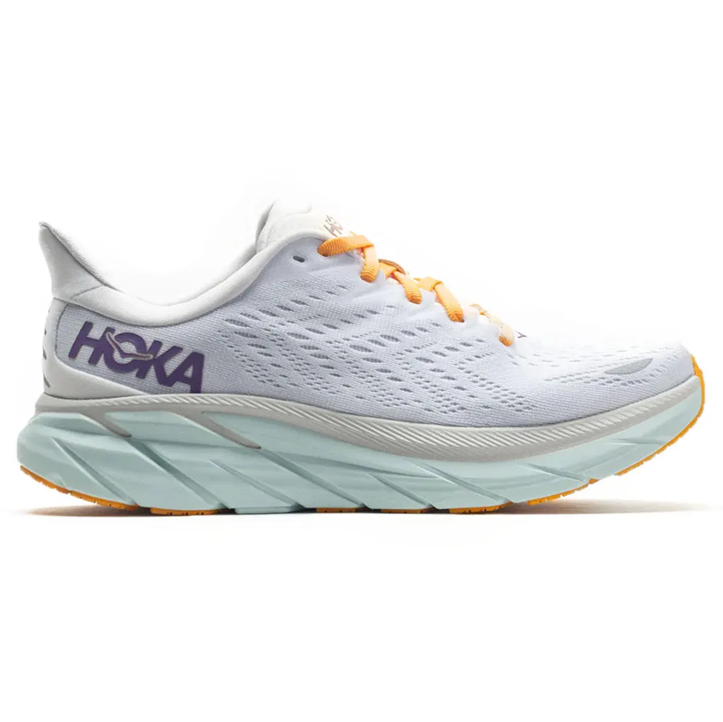 Hoka Womens Trainers Clifton 8 Casual Lace-Up Low-Top Running Mesh - UK 5