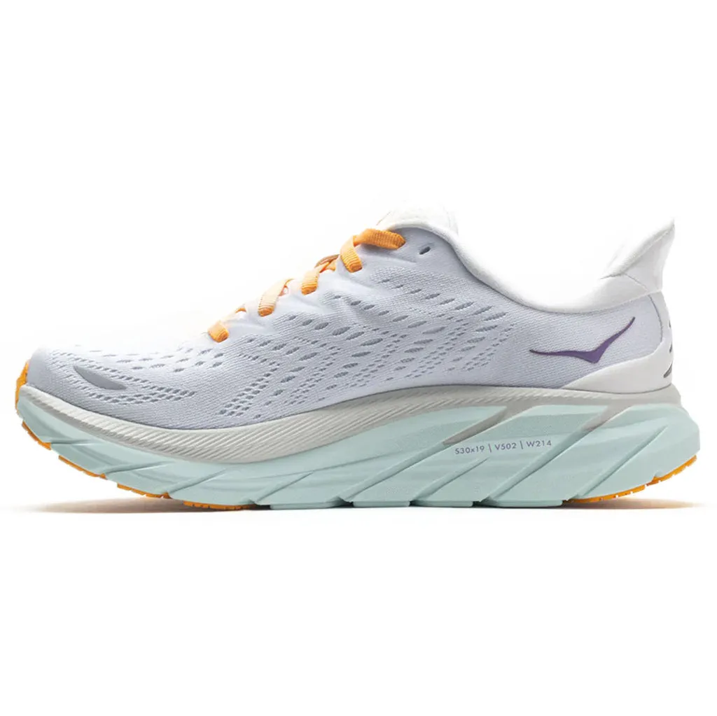 Hoka Womens Trainers Clifton 8 Casual Lace-Up Low-Top Running Mesh - UK 5