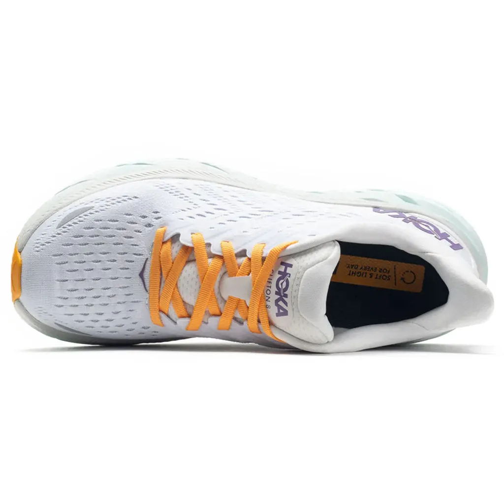 Hoka Womens Trainers Clifton 8 Casual Lace-Up Low-Top Running Mesh - UK 5