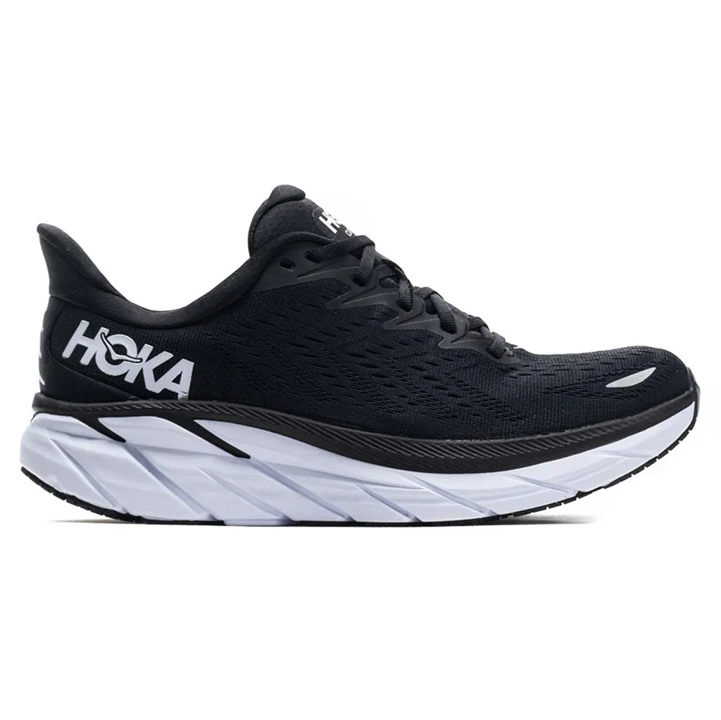 Hoka Womens Trainers Clifton 8 Lace-Up Low-Top Running Sneakers Mesh - UK 7