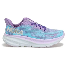 Hoka Womens Trainers Clifton 9 Casual Lace-Up Low-Top Textile - UK 5.5