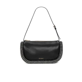 JW Anderson CRYSTAL BUMPER BAG, Black 