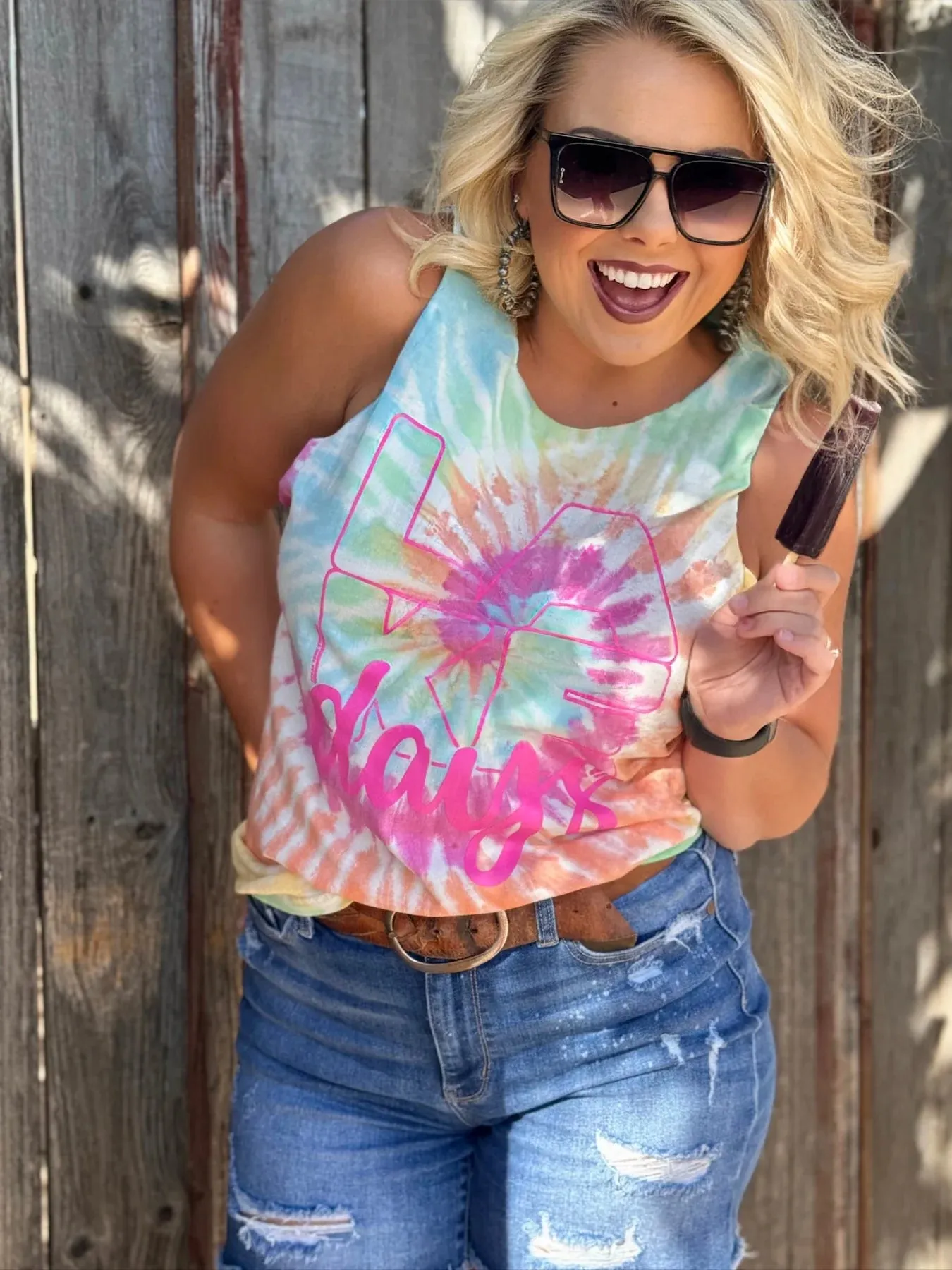 Lake Days Tie Dye Tank