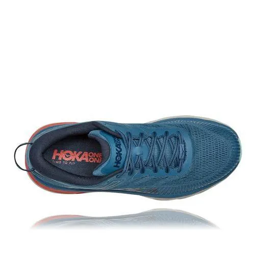 Men's Hoka Bondi 7 (Real Teal/Outer Space)