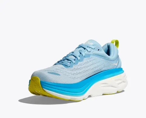 MEN'S HOKA BONDI 8 | AIRY BLUE / DIVA BLUE