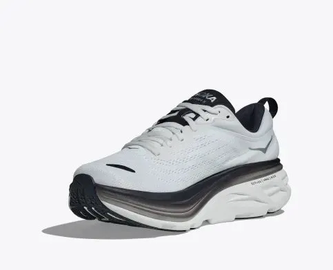 MEN'S HOKA BONDI 8 | WHITE / BLACK