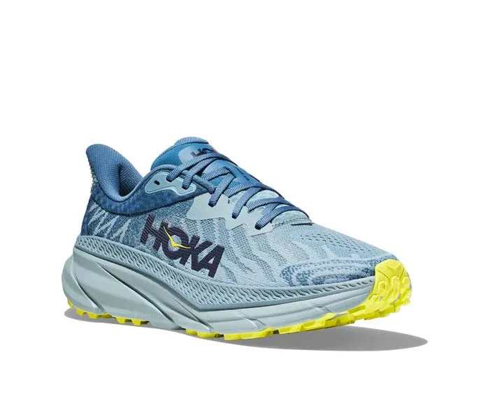 Mens Hoka Challenger ATR 7 in Stone Blue/Evening Primrose