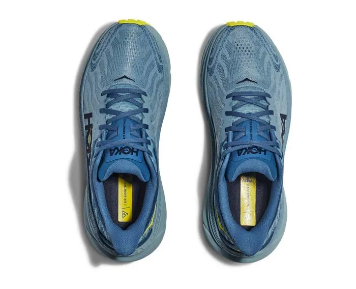 Mens Hoka Challenger ATR 7 in Stone Blue/Evening Primrose