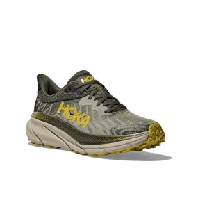 Mens Hoka Challenger ATR 7 Wide in Olive Haze/Forest Cover