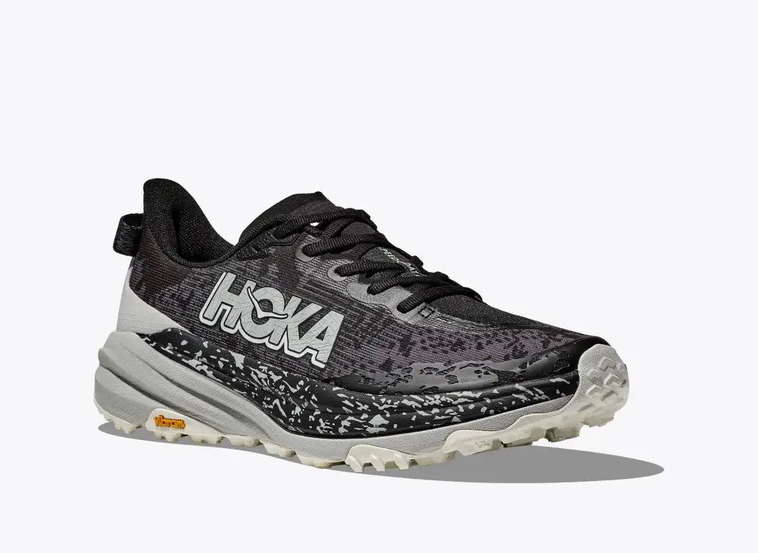 MEN'S HOKA SPEEDGOAT 6 1147791BKSTR COLOR: BLACK/STARDUST