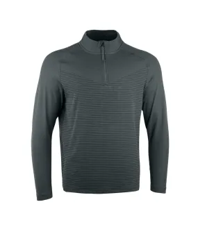 Mens vapor half zip top dark smoke grey/black Nike