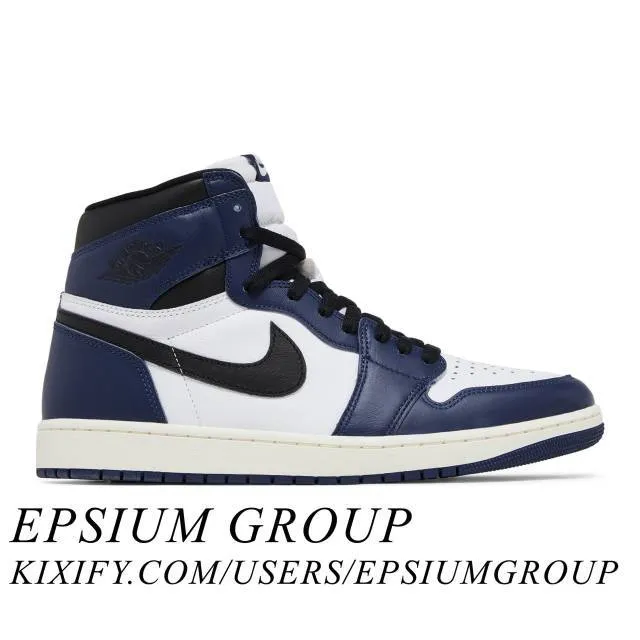 Nike air jordan 1 retro high og (midnight navy/ blue/ black/ white/ sail) men us 8-13 dz5485-401