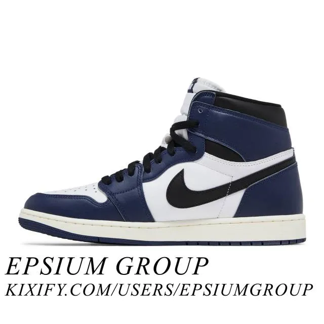 Nike air jordan 1 retro high og (midnight navy/ blue/ black/ white/ sail) men us 8-13 dz5485-401