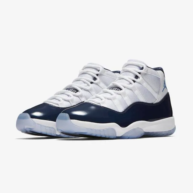 Nike air jordan 11 retro (win like '82/ white/ midnight navy/ university blue) men us 8-13 378037-12