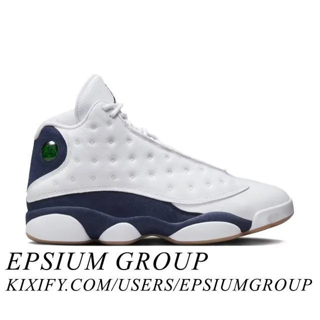 Nike air jordan 13 retro (midnight navy/ white/ midnight navy/ gum light brown) men us 8-13 414571-140