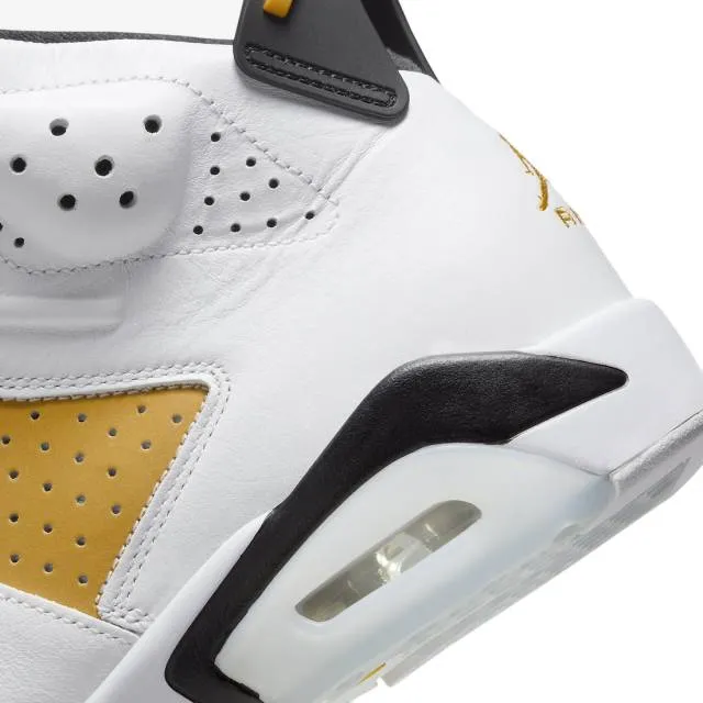 Nike air jordan 6 retro (yellow ochre/ white/ yellow ochre/ black) men us 8-13 ct8529-170