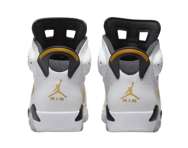 Nike air jordan 6 retro (yellow ochre/ white/ yellow ochre/ black) men us 8-13 ct8529-170