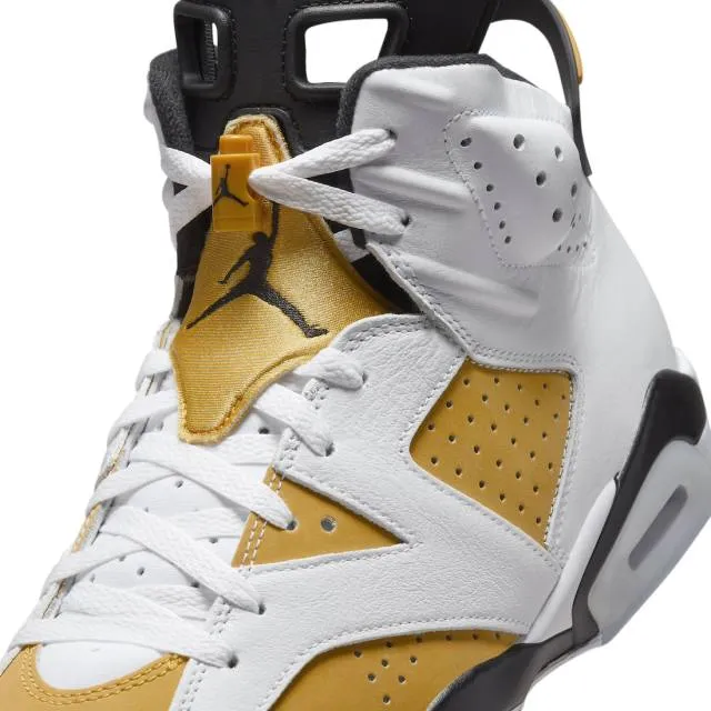 Nike air jordan 6 retro (yellow ochre/ white/ yellow ochre/ black) men us 8-13 ct8529-170