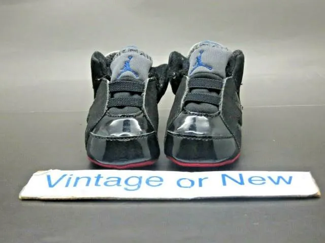 Nike air jordan vi 6 pistons 2010 retro cb crib newborn toddler 384668-001 sz 1c