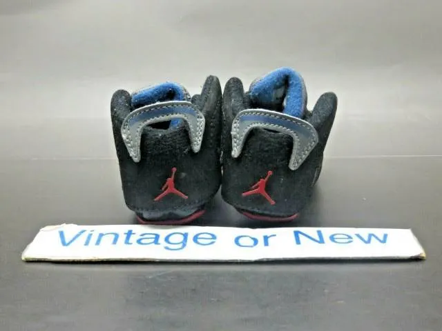 Nike air jordan vi 6 pistons 2010 retro cb crib newborn toddler 384668-001 sz 1c