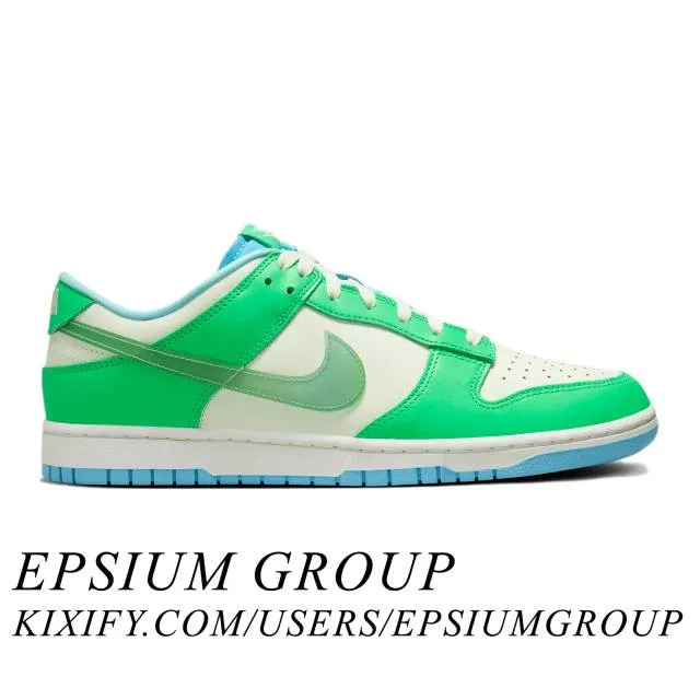 Nike Dunk Low (Green Shock/ Aquarius Blue/ Sail/ Vapor G...