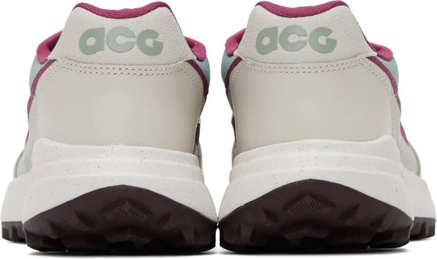 Nike Gray & Purple ACG Lowcate Sneakers