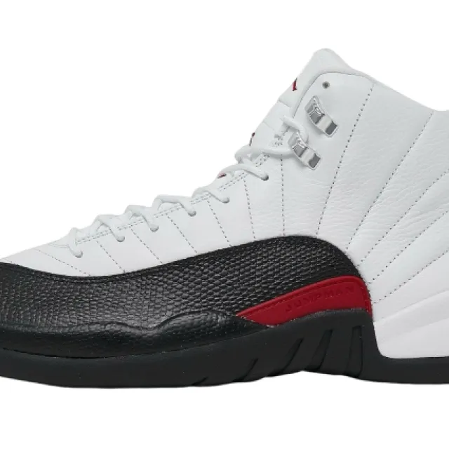 Nike men's air jordan retro xii 12 taxi flip white gym red black ct8013-162