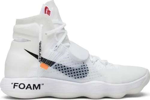 NIKE  REACT HYPERDUNK 2017 FLYKNIT OFF-WHITE