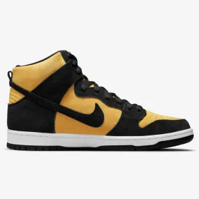 Nike SB - Dunk High Pro Shoes - Black / Black - Varsity Maize