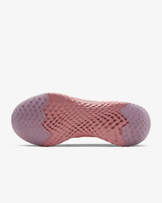 Nike Women's Epic React Flyknit 2 Pink Tint/Rust Pink Sh...