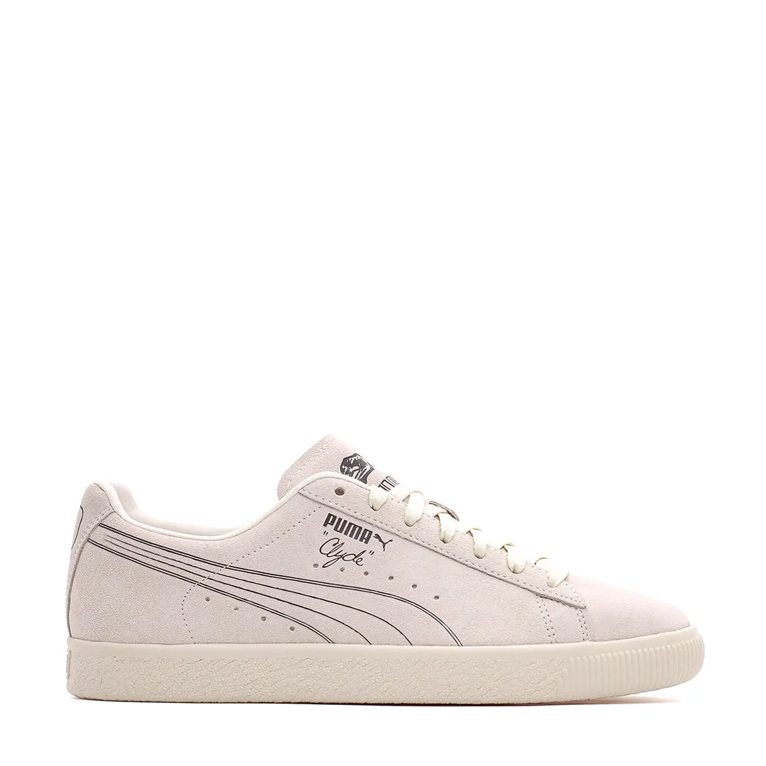 Puma Men Clyde No. 1 Frosted Ivory Smokey Gray 389555-01