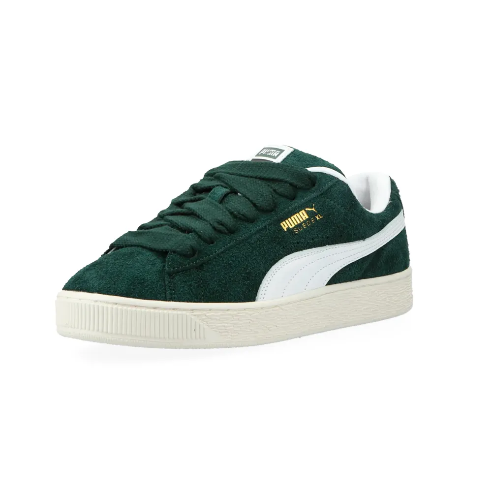 Puma Suede XL Hairy Sneakers Ponderosa Pine / Frosted Ivory 397241_02