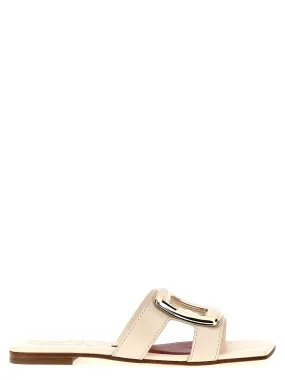 Roger Vivier    Roger Vivier 'New Metal Buckle Mule' Sandals