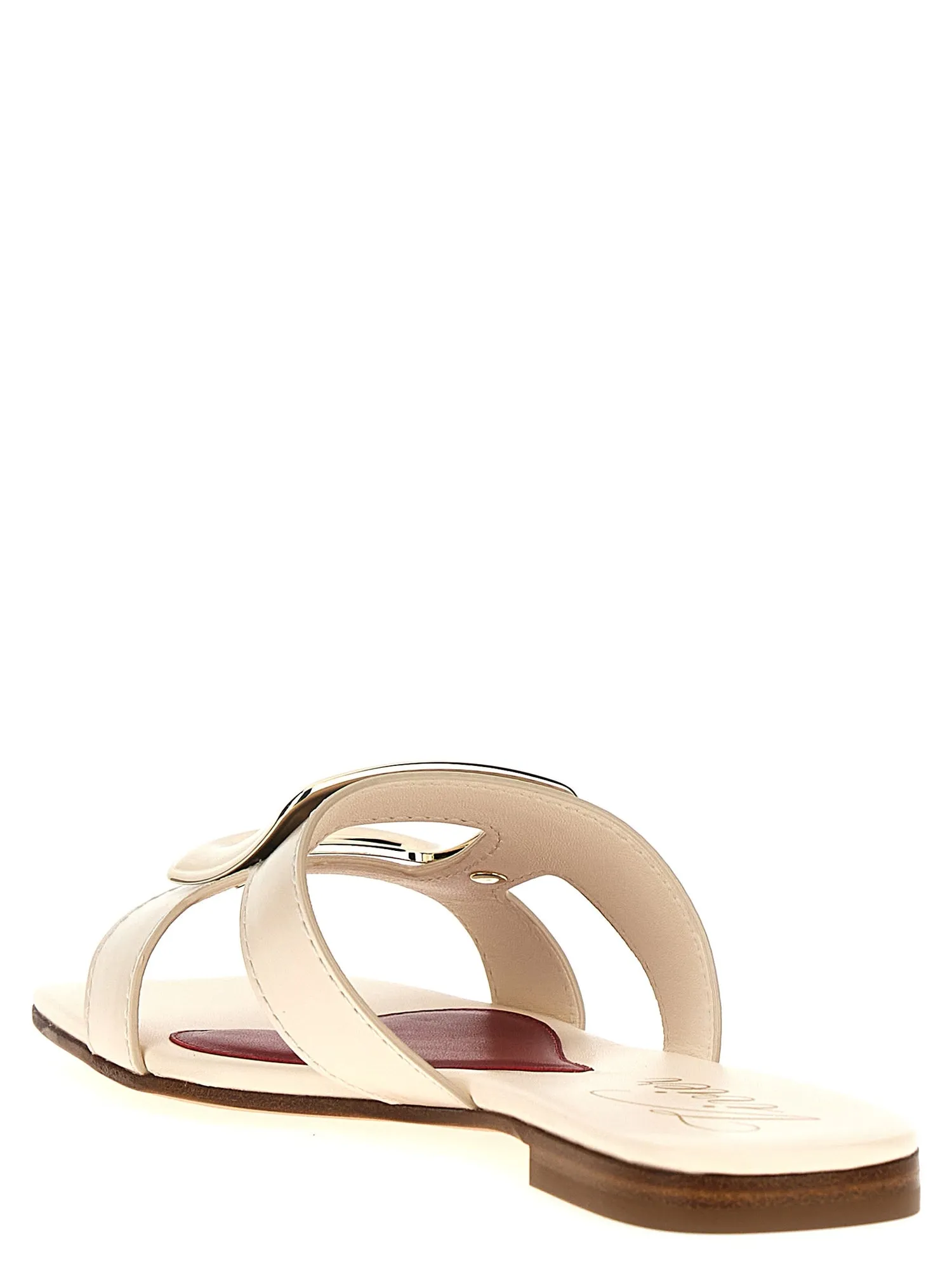 Roger Vivier    Roger Vivier 'New Metal Buckle Mule' Sandals