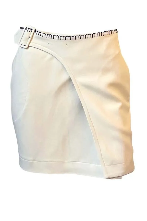 Short Resort Skirt - Ivory