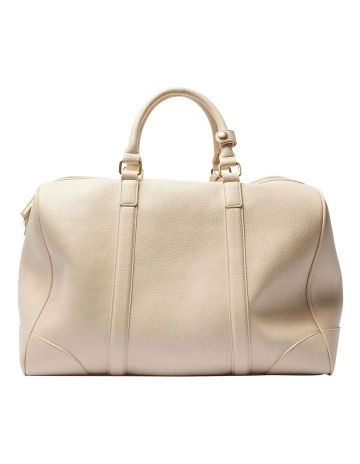 Siesta Overnight Bag in Bone Pebble