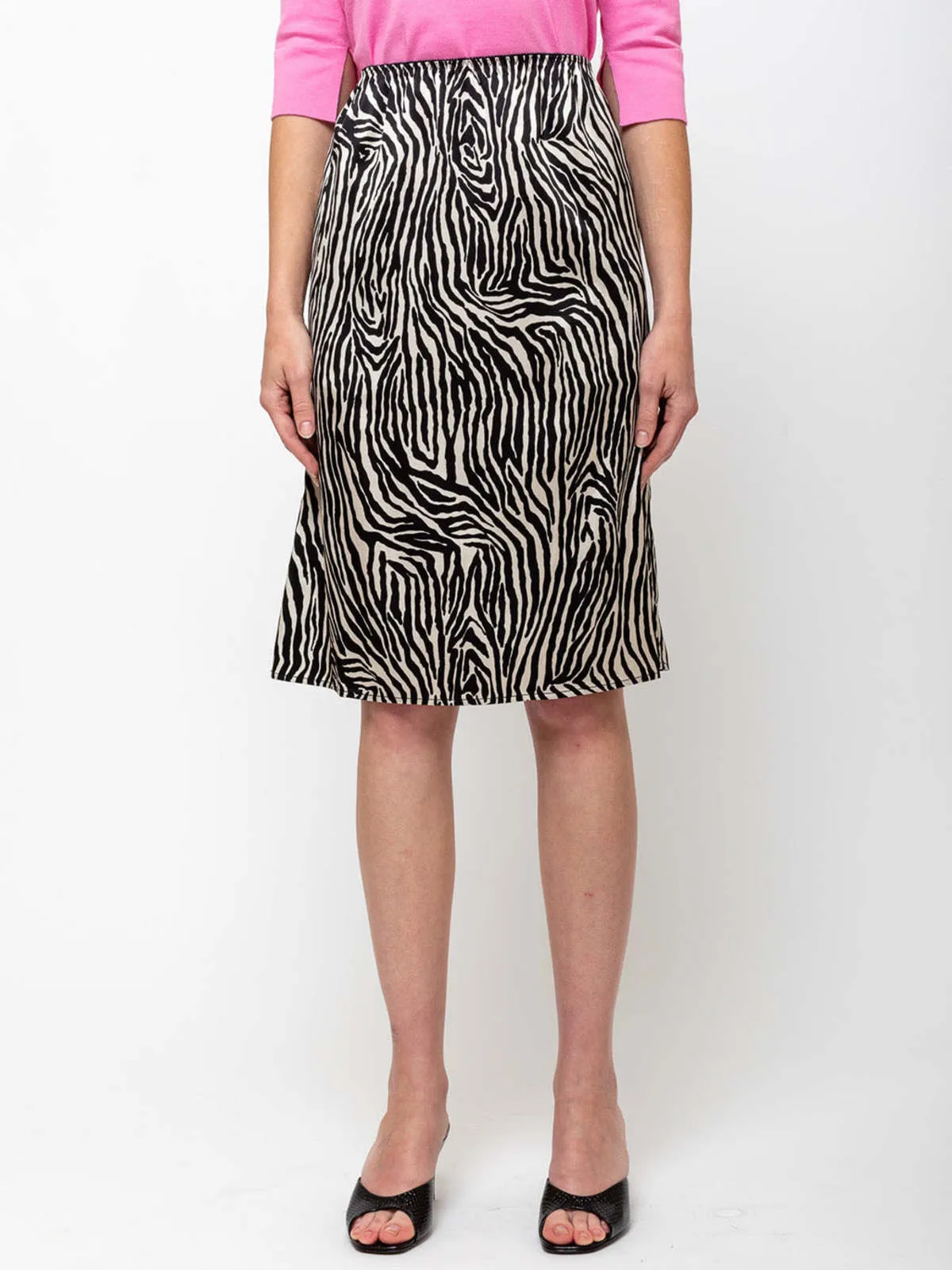 Slip Skirt - Zebra