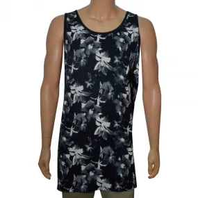 Tank Top Huf Flowers - Black