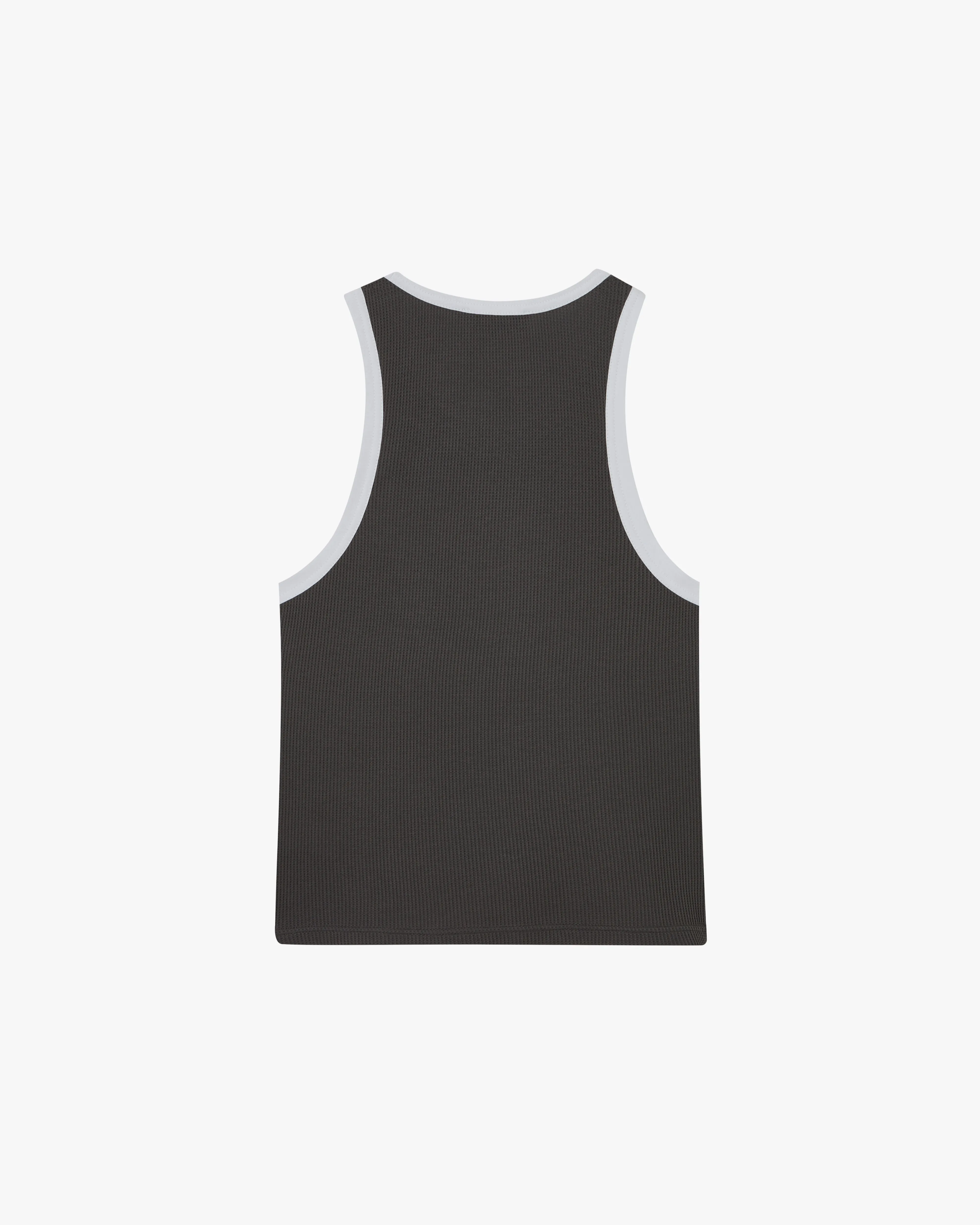 WAFFLE TANK TOP ASH