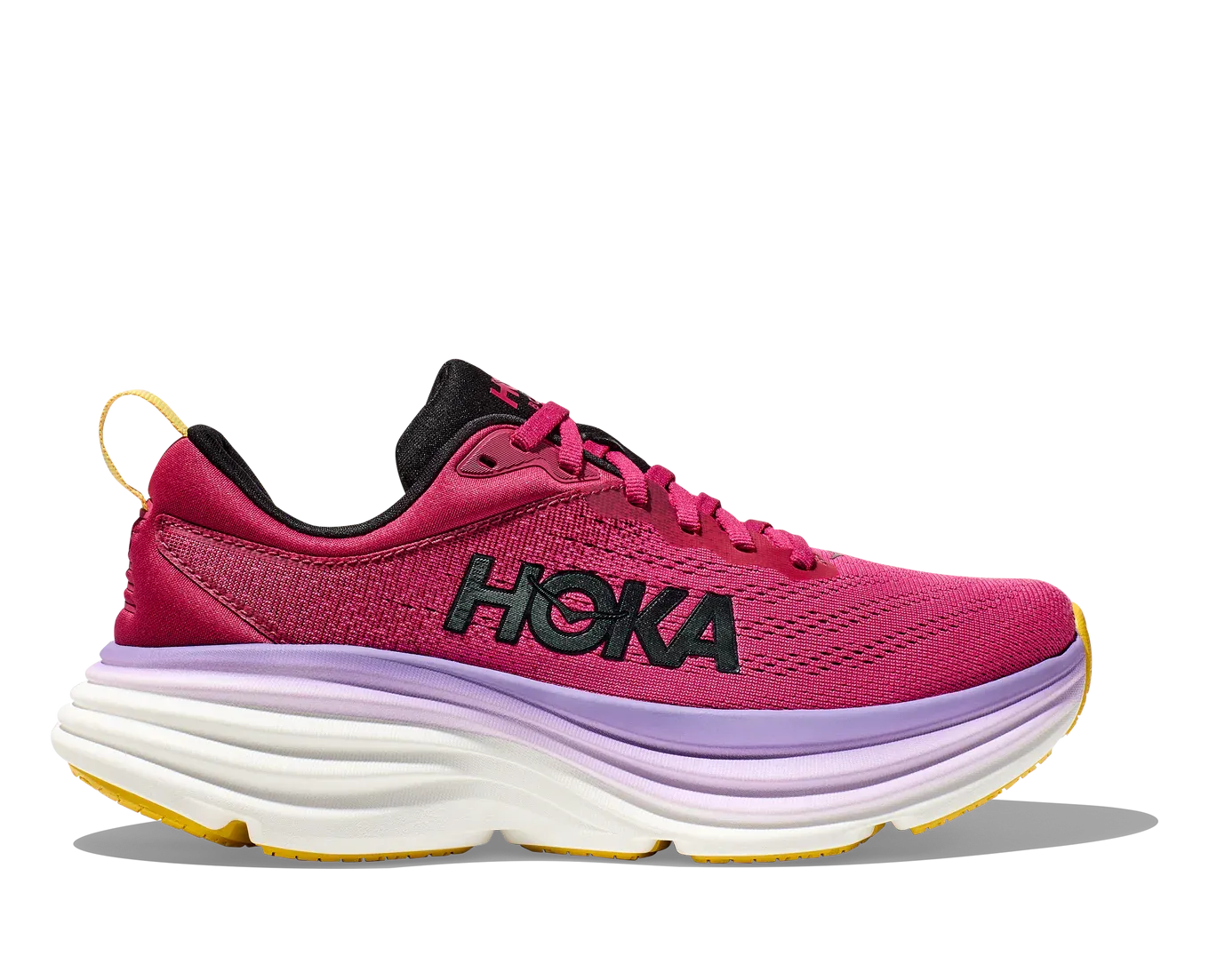 WOMEN'S HOKA BONDI 8 | CHERRIES JUBILEE / PINK YARROW