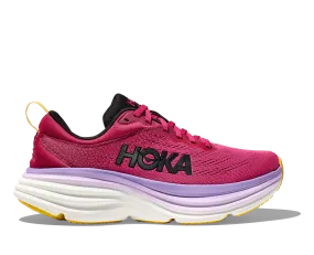 WOMEN'S HOKA BONDI 8 | CHERRIES JUBILEE / PINK YARROW