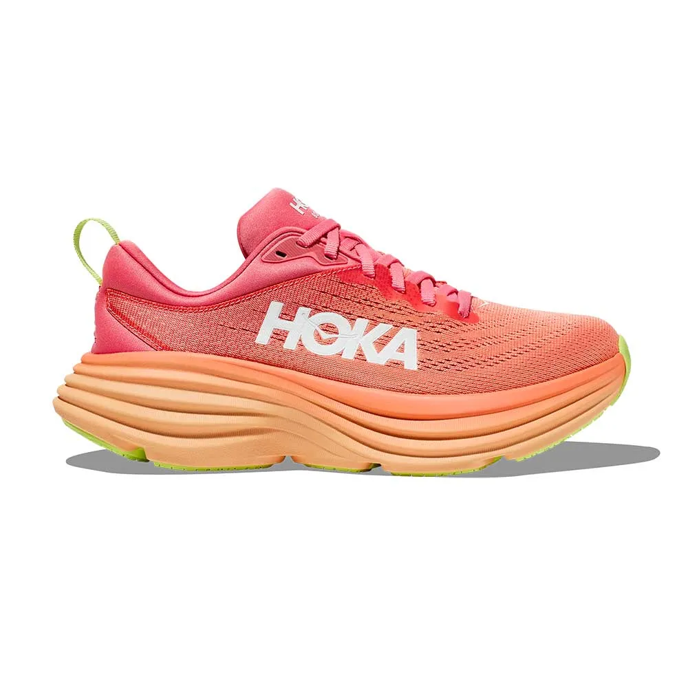 WOMEN'S HOKA BONDI 8 | CORAL / PAPAYA