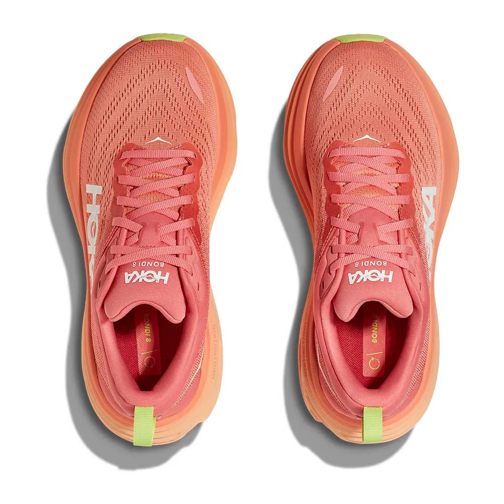 WOMEN'S HOKA BONDI 8 | CORAL / PAPAYA