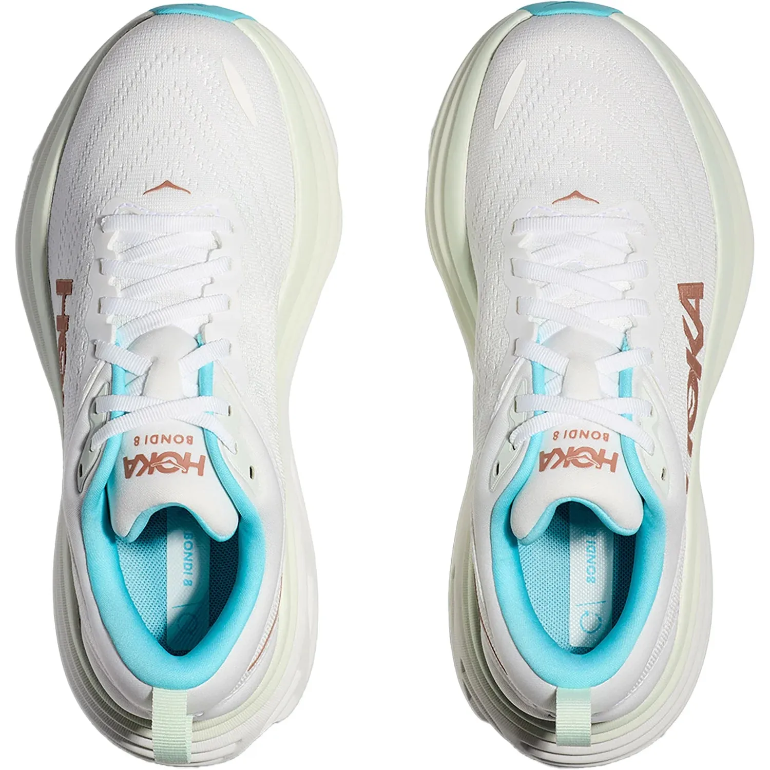 WOMEN'S HOKA BONDI 8 | FROST / ROSE GOLD