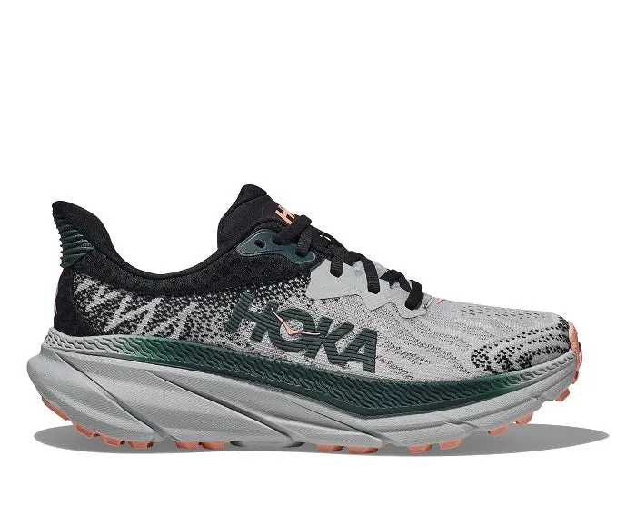 Womens Hoka Challenger ATR 7 Wide in Harbor Mist/Spruce