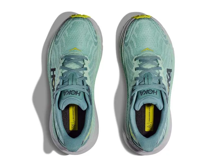 Womens Hoka Challenger ATR 7 Wide in Mist Green/Trellis