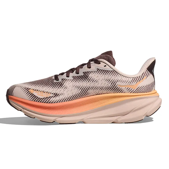 Womens Hoka Clifton 9 GTX in Cosmic Pearl/Smoky Quartz