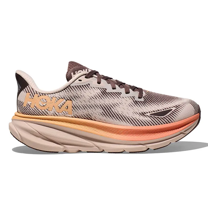 Womens Hoka Clifton 9 GTX in Cosmic Pearl/Smoky Quartz